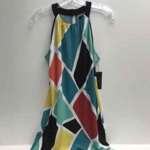 NWT Worthington abstract geometric pattern dress, size M